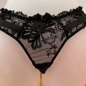 agent Provocateur Size 3 Lace Panty with mini Belt